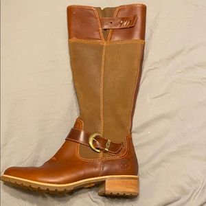 NWOT Timberland Bethel Buckle Tall Boots, Size 8